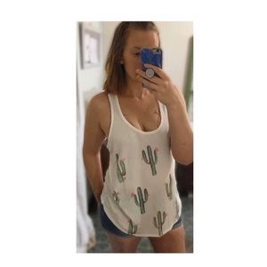 Loose Fit Cactus Tank